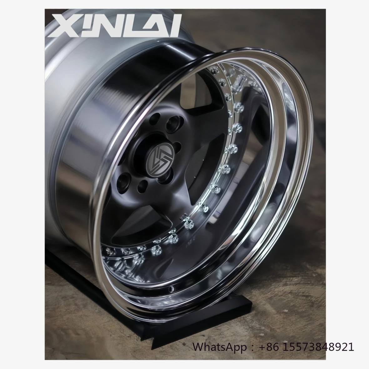 

Hot Sale 3 Piece Forged Brushed Polished 5x120 5x112 5x114.3 18 19 20 21 22 Inch Wheel for Racing Car Wheel