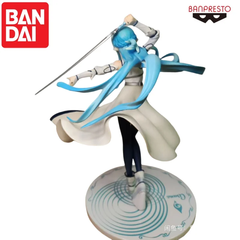 Bandai In Voorraad Originele Banpresto Yuuki Asuna Pop Gloednieuwe Boxed Action Figure Animatie Randapparatuur Anime Karakters Garage