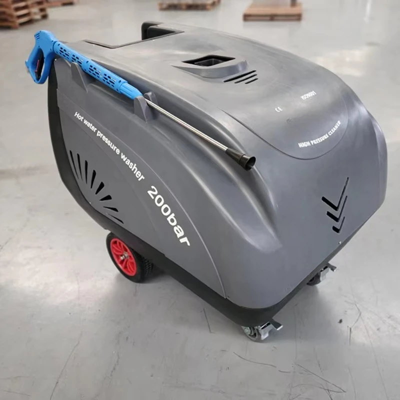 

High Pressure 7.3KW Diesel-powered 15L/min Hot Water Cleaning Machine 2900psi 200bar Heavy-duty Pressure Washer for Oil Stain