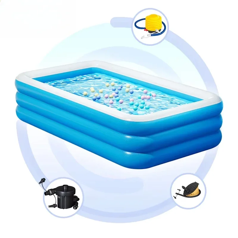 Best Way 54463 Piscina familiar Piscina de salón inflable de tamaño completo Piscina inflable de jardín para niños