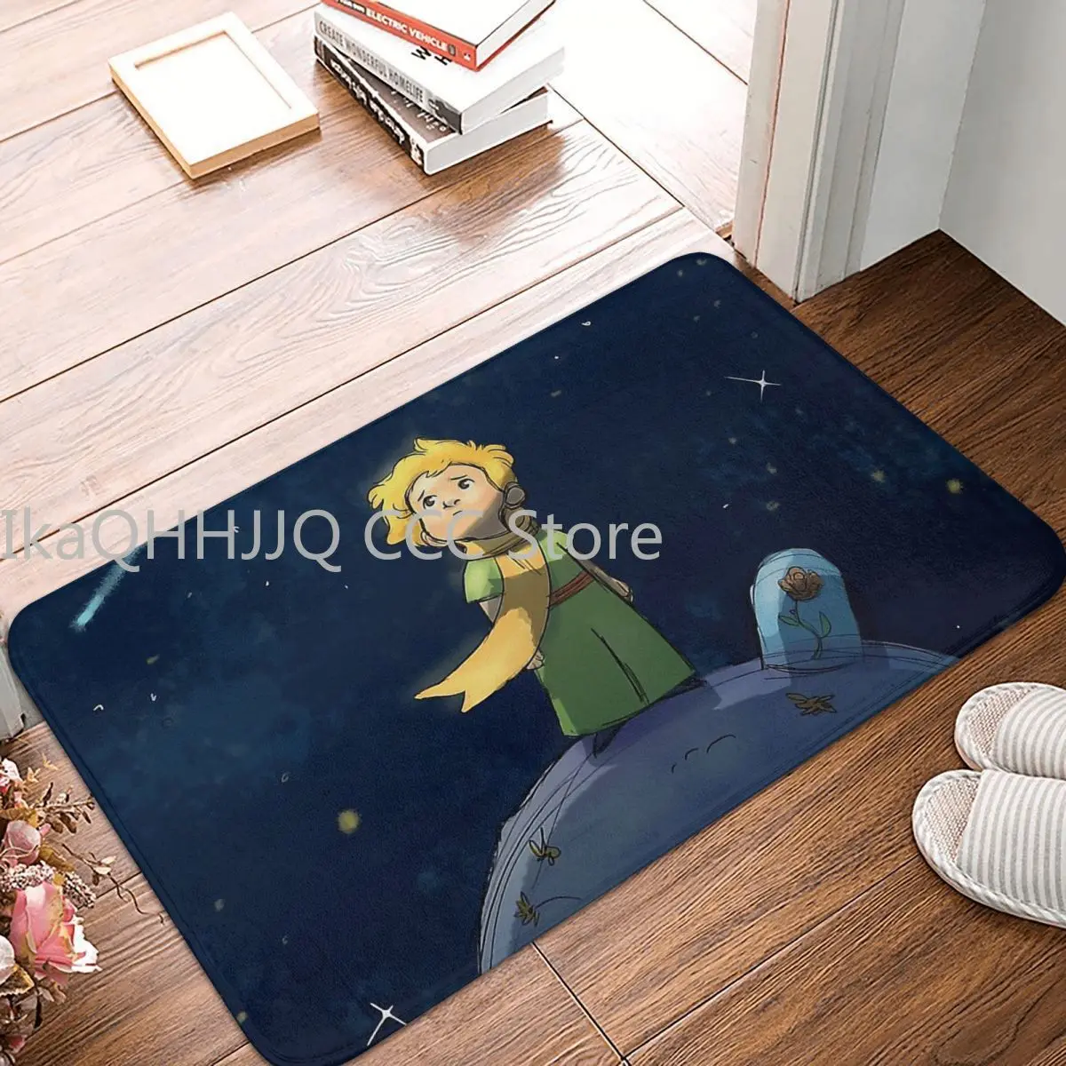 The Little Prince About Life and Human Nature Anti-Slip Doormat Bath Mat Alone Prince Balcony Carpet Welcome Rug Bedroom