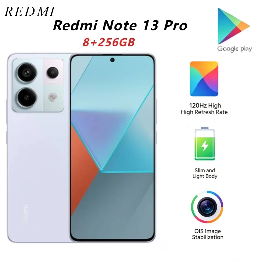 

2026 (Latest Model) Redmi Note 13 Pro Global Edition | 8+256GB Large Storage & Long-Lasting Battery