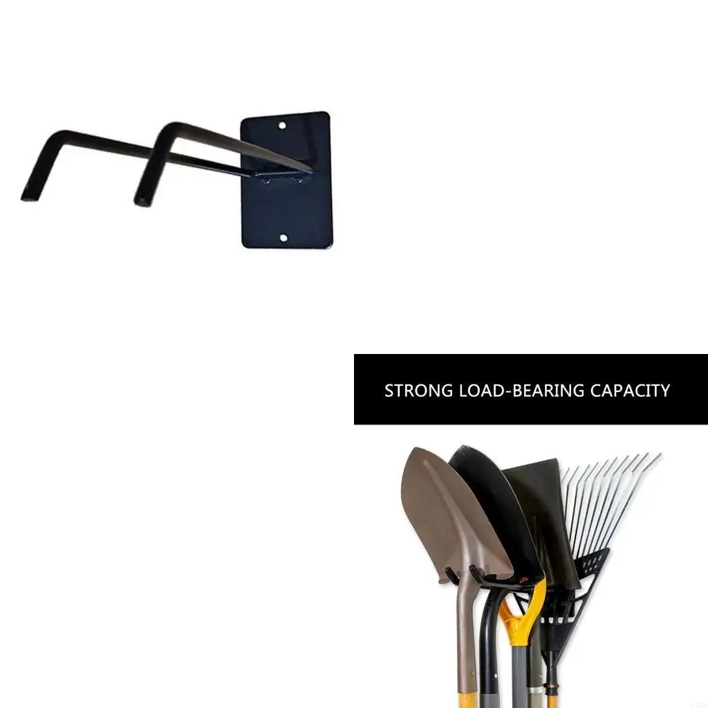 L43A Garden Tool for Garage Organizing and Storage Iron Tool Holder Rack
