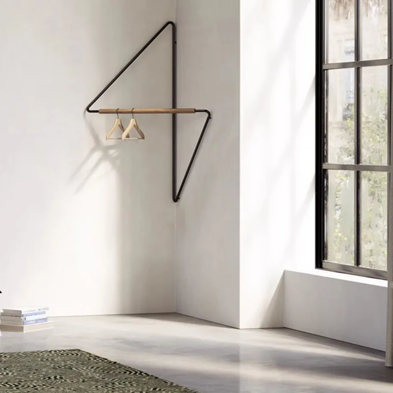 Portable Display Coat Racks Modern Metal Pants Rail Hanging Coat Racks Living Room Minimalist Porte