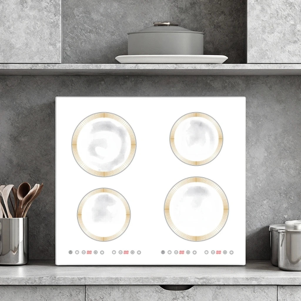 Venda quente China Inteligente Comercial Built-in 4 Queimadores Fogão Elétrico de Indução para Cozinha Casa