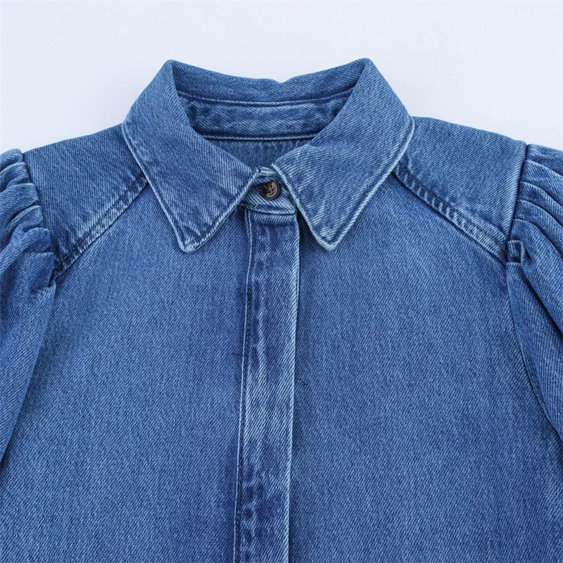 กางเกงผู้หญิงชุด 2025 ฤดูร้อนใหม่ผู้หญิงแฟชั่นวินเทจหลวมสบายๆเสื้อคาวบอยเอวสูงกางเกงขากว้างผู้หญิง 2 ชิ้นชุด