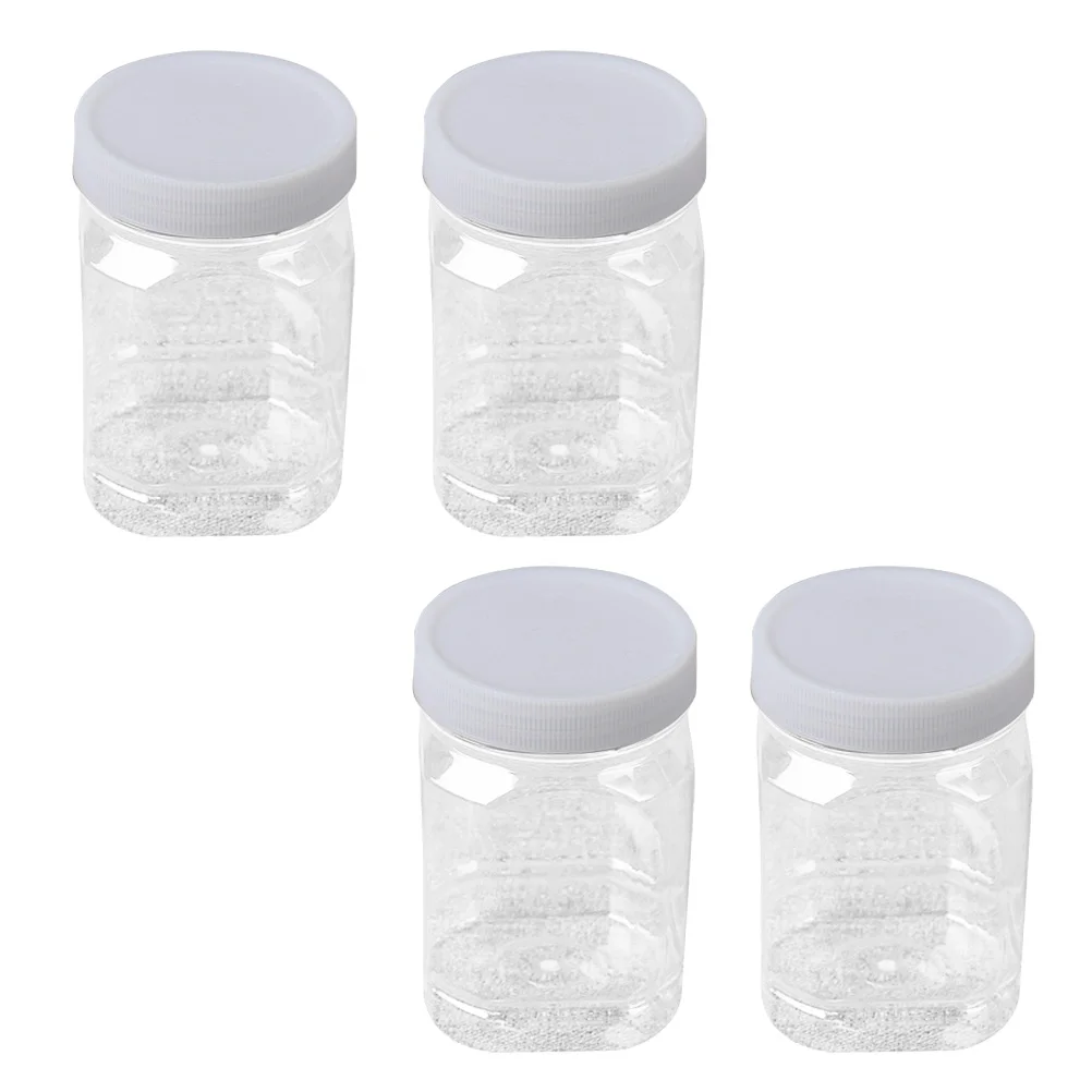 

12pcs Dry Food Container Plastic Bottle Thickened Snacks Cereal Storage Leak Proof Eco Friendly Family Safe Transparent Kitchen