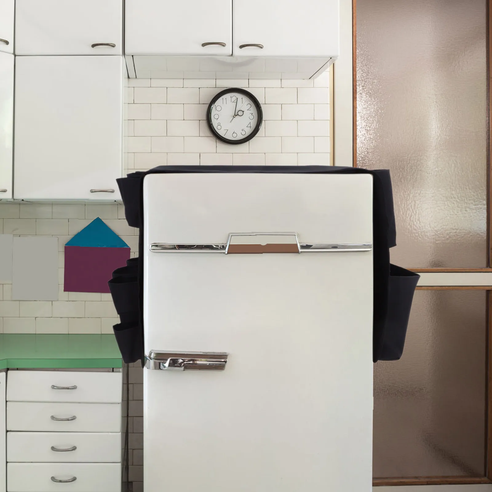 

Refrigerator Storage Bag Multi Pockets Cloth Easy Clean Hanging Fridge ganizer Freezer Containers Kitchen Utensils Storage