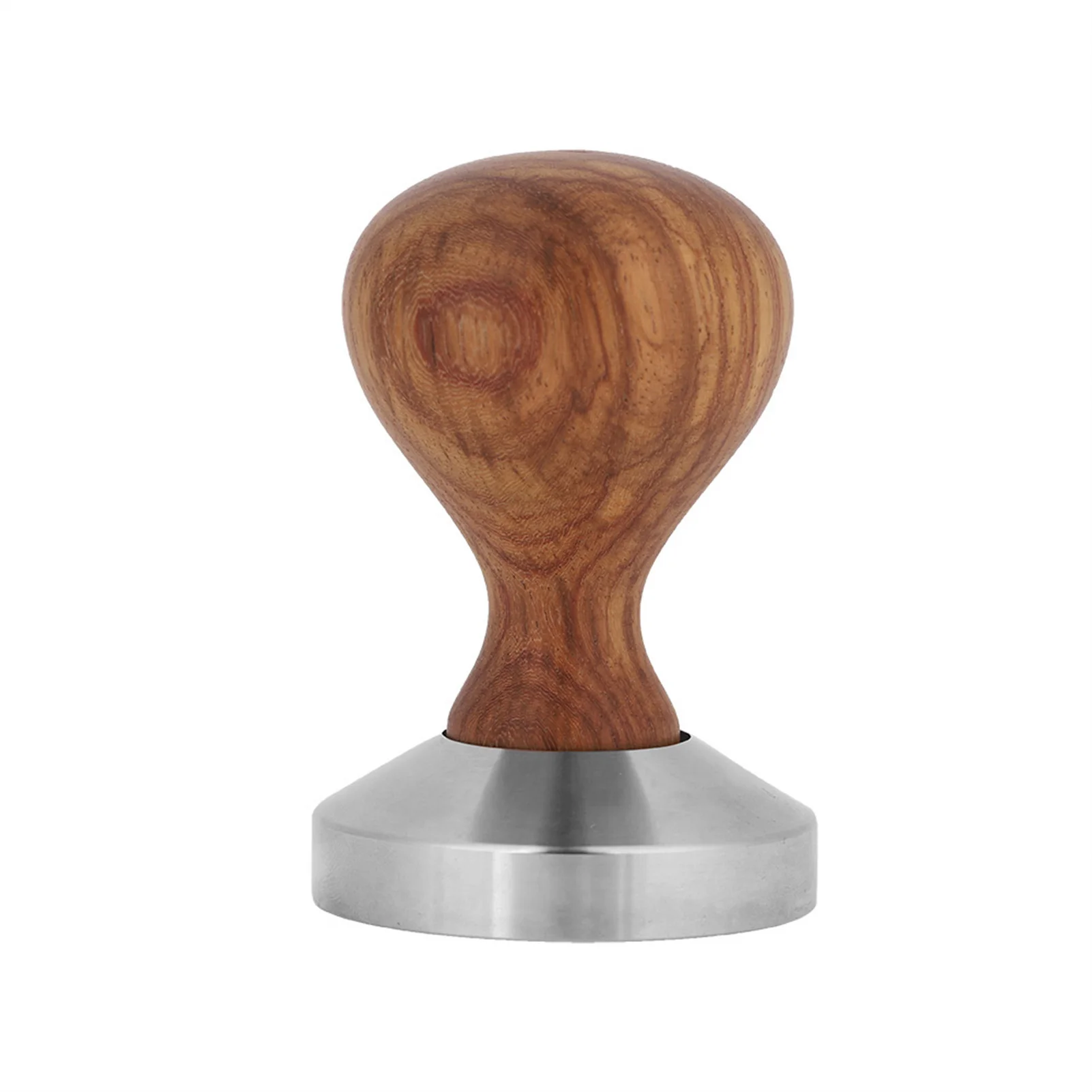

51/53/58mm Coffee Tamper Rosewood Handle Coffee Tamper Stainless Steel Espresso Powder Flat Press Hammer Espresso Accessories