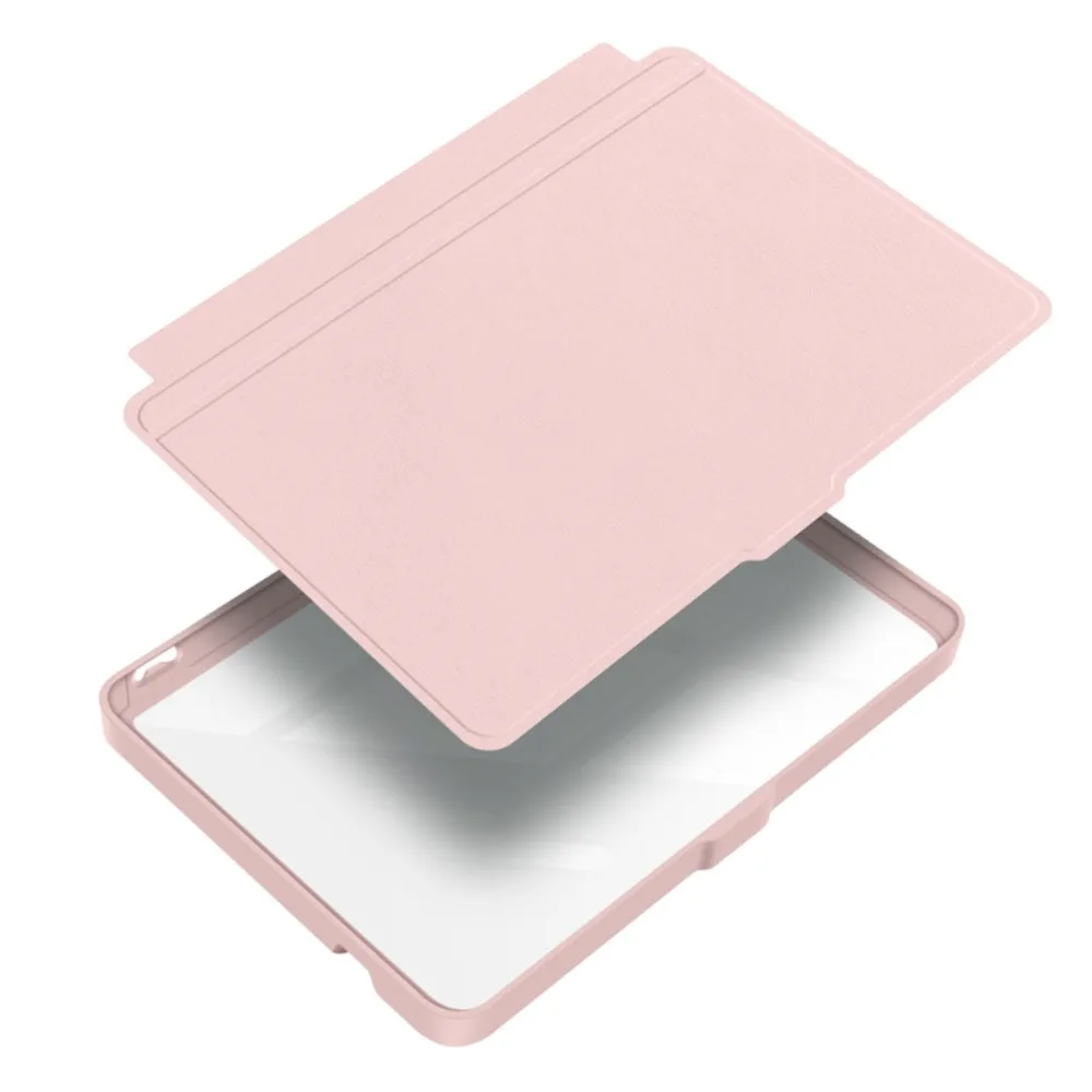 

Auto Wake/Sleep Case Split Design Snap-on Protective Shell Transparent Smart e-Reader Cover for KOBO Clara Color/2E/BW 6 inch