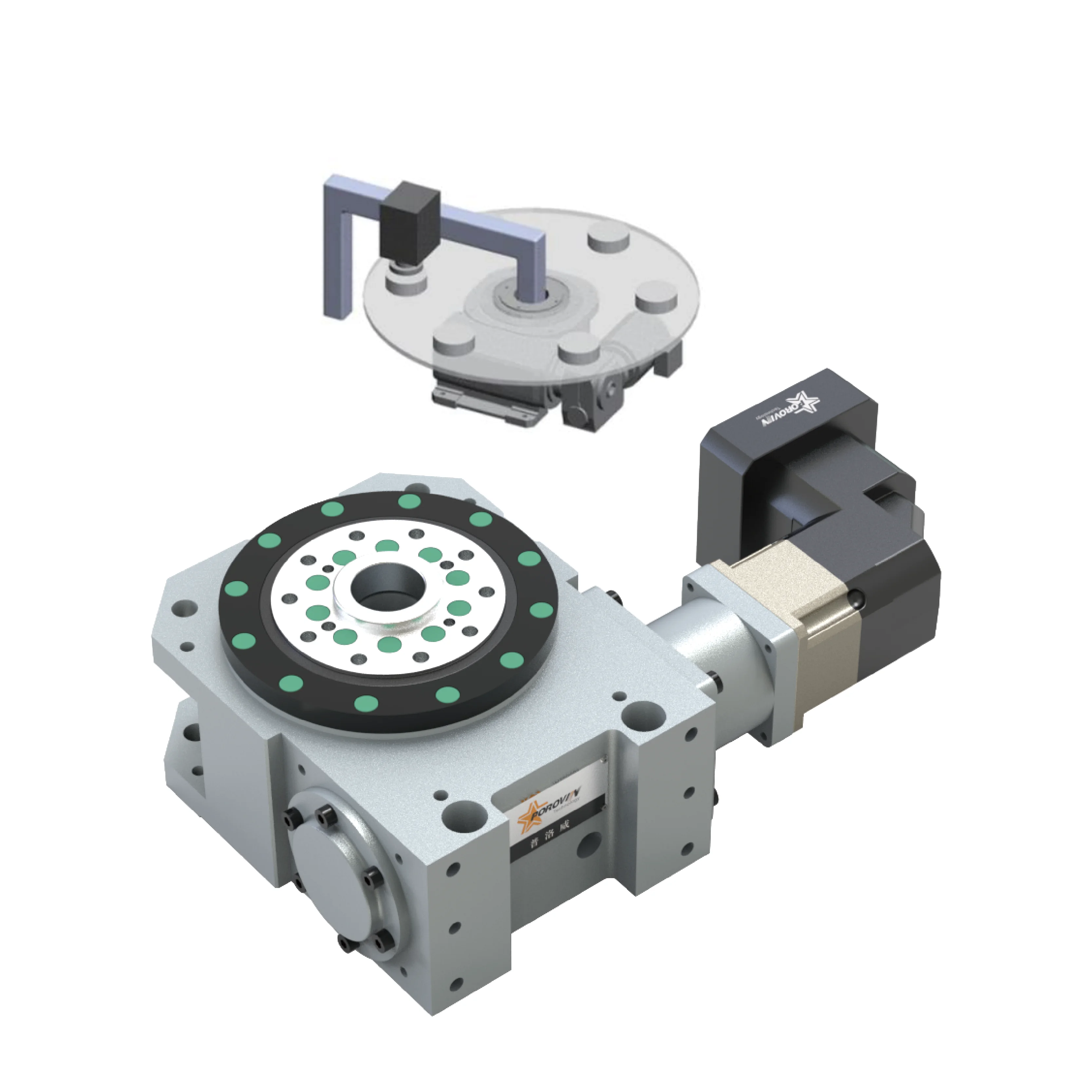 

Hollow Shaft Planetary Gearbox Speed Reducer Hollow Rotating Platform for Harmonic Drive Rotary Table