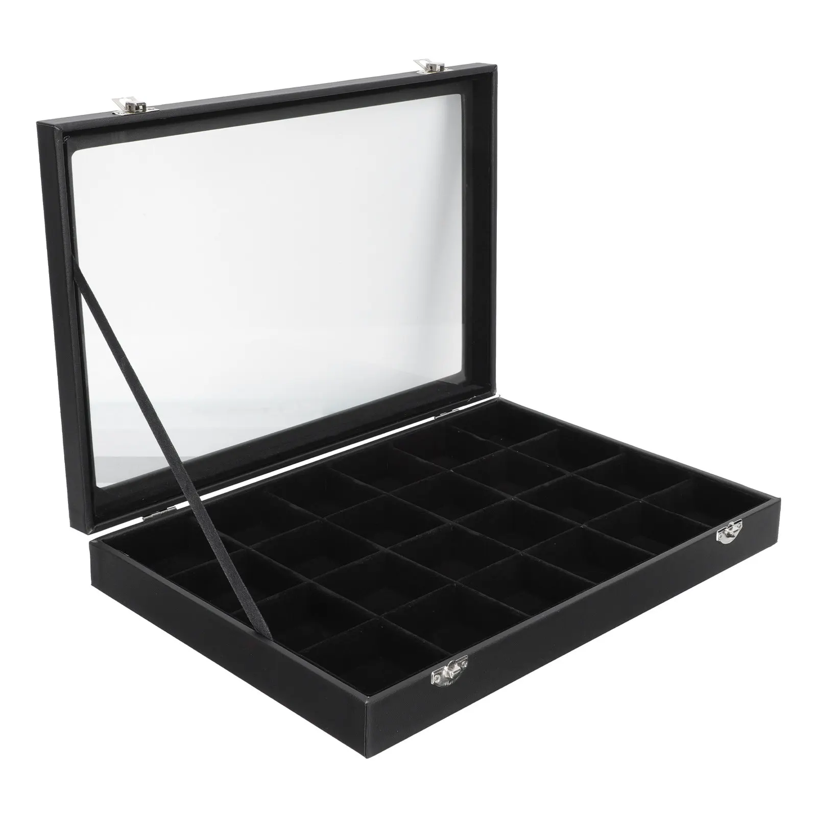 

1 шт. Элегантная минималистичная шкатулка для украшений с несколькими отделениями для хранения ожерелий, браслетов, серег, подвесок, брошей, заколок для волос, для дома