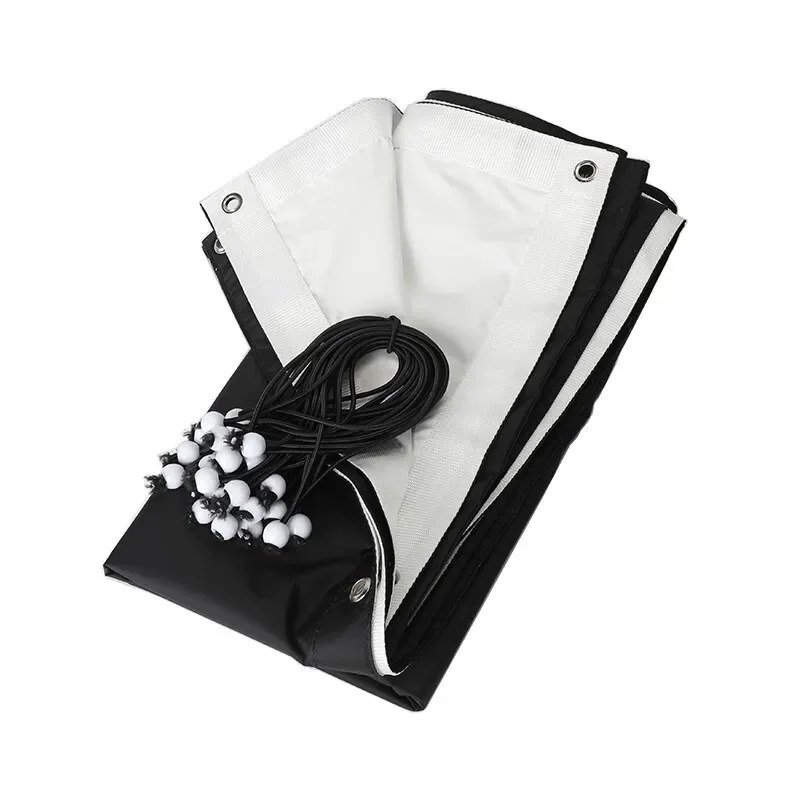 Large Overhead Butterfly Cloth Diffuser Reflector, Black & White Double-Sided Lighting Fabric for Studio Outdoor Photography