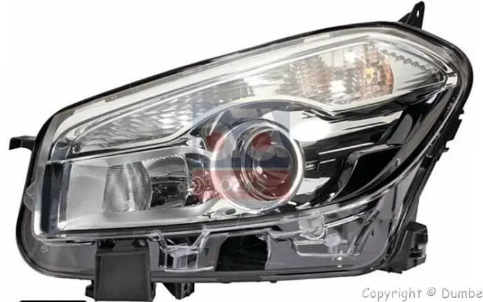 1 EL01033561 headlight + signal right 10 QASHQAI + hand + MT