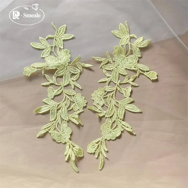 10-20 Stück. Spitzenspiegelblumen. Hochzeitskleid. Kinderbekleidungs-Applikation. Handgemachtes DIY-Spitzenkleidungs-Nähzubehör RS252131 – Detail 6