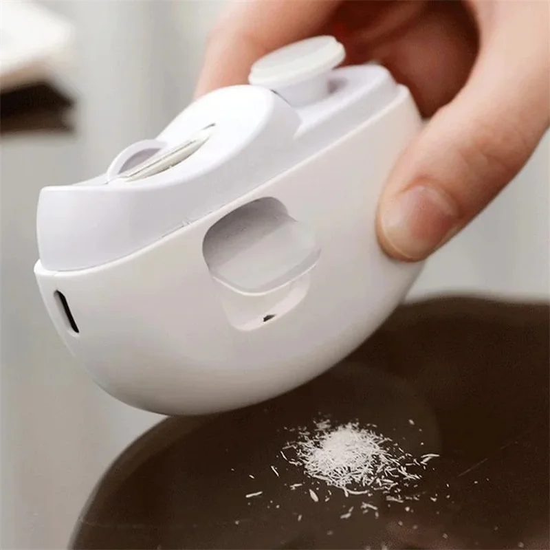 USB Charging Automatic Electric Nail Clipper Nail Trimmer Grinder Polisher Fingernail Cutter With Cleaning Brush Manicure Tools