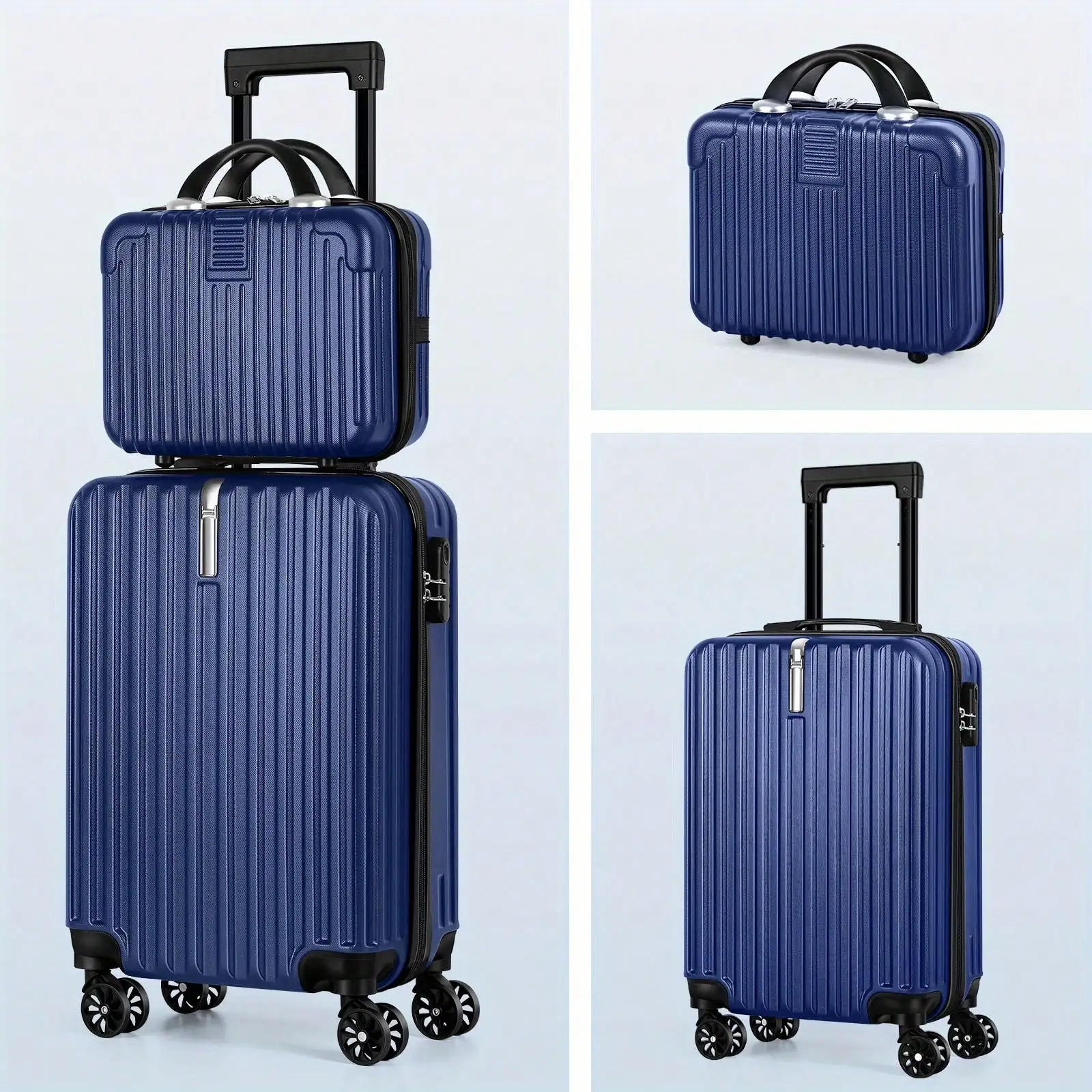 2-Piece Airline Approved Carry On Luggage Set, 14