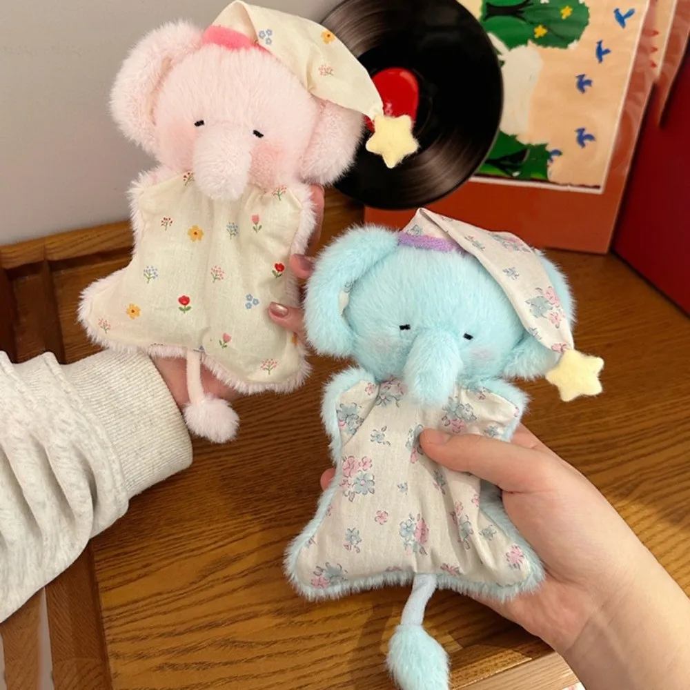 الحلو محاكاة الفيل دمية قلادة رقيق الكرتون أفخم ختم المعلقات لينة Kawaii أفخم دمية المفاتيح حلي معلقة