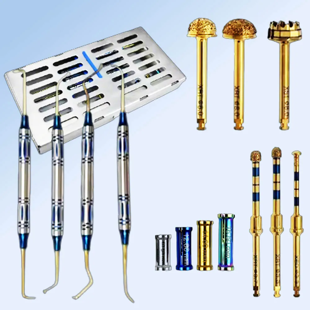 Dental Sinus Lifting Elevation Kit Implant Drills Stoppers Periosteal Separator Plant External Lifting Drill Surgical Tools