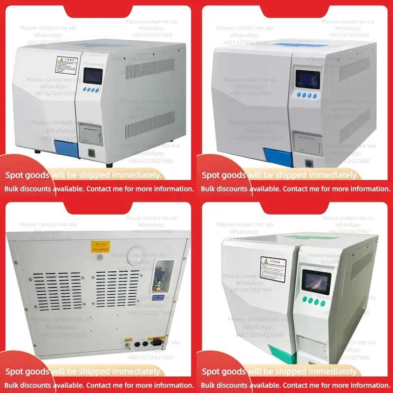 Portable 20L 40L TableTop Autoclave Machine With Printer Bowie&Dick Testing Pulsating Vacuum Desktop Pressure Steam