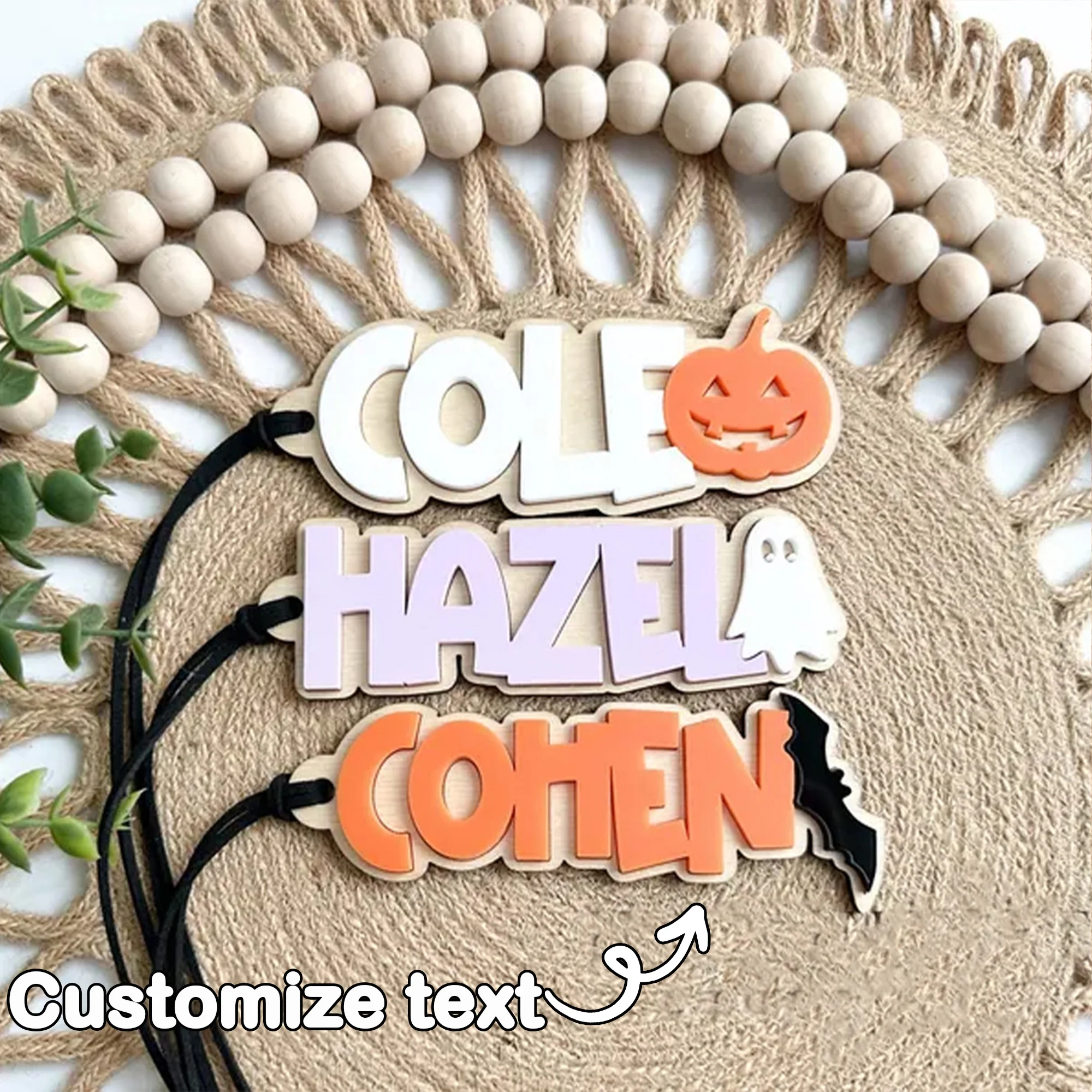 Personalized Halloween Basket Tags, Personalized Keychain, Custom Name, Halloween Gifts, Custom Tags, Halloween Basket Tags