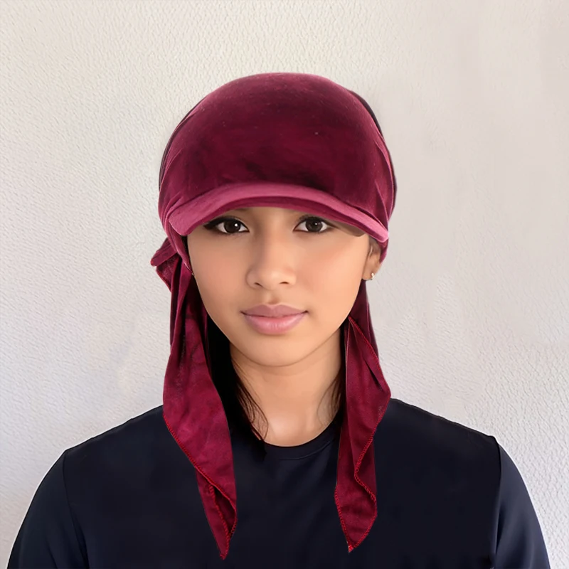 Avvolto turbante fiori panno arco cappello cinturino turbante cappello Versatile primavera estate avvolto hijab cinturino elastico protezione solare