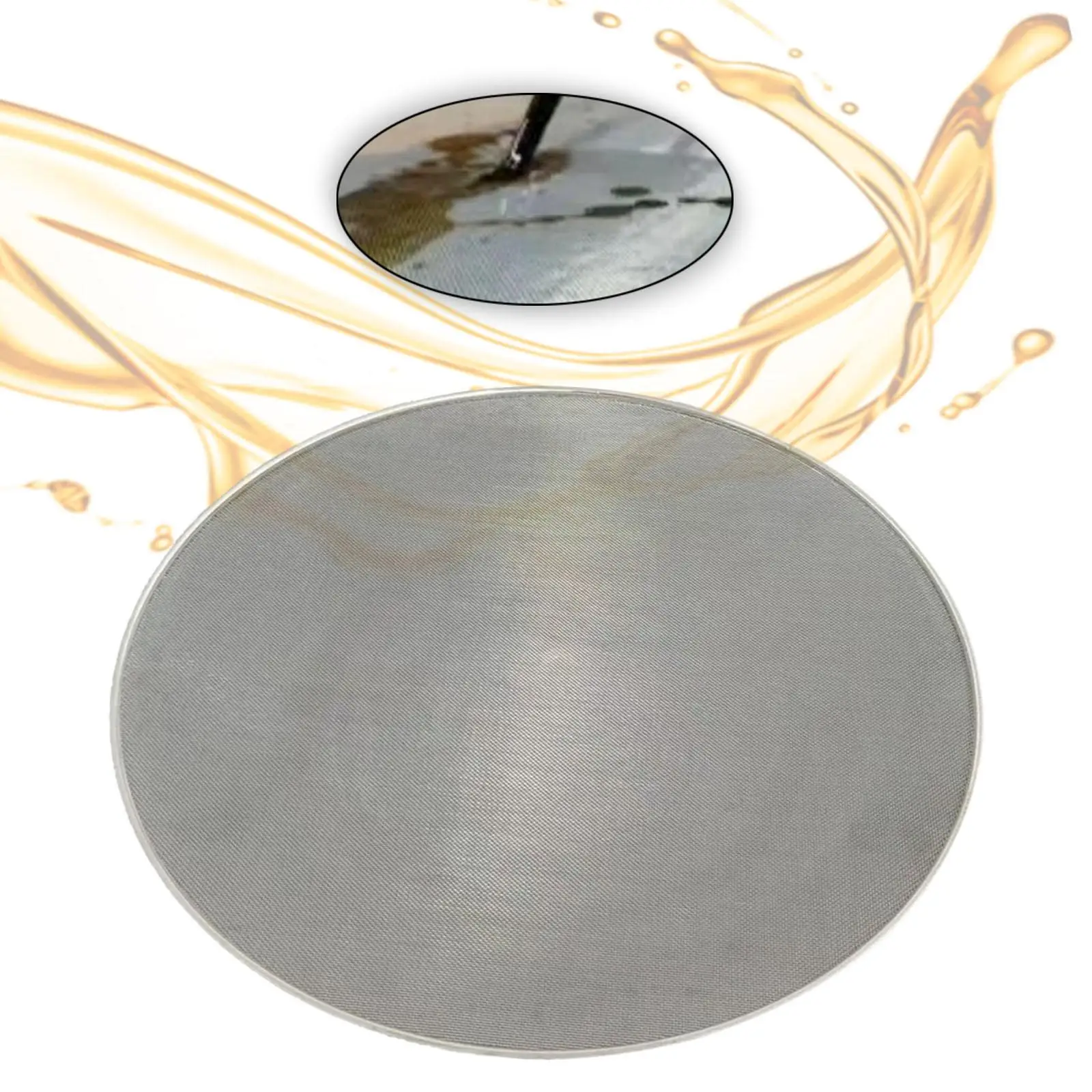 Oil Drain Mesh Filter Practical Mesh Splatter Screen for Automotive