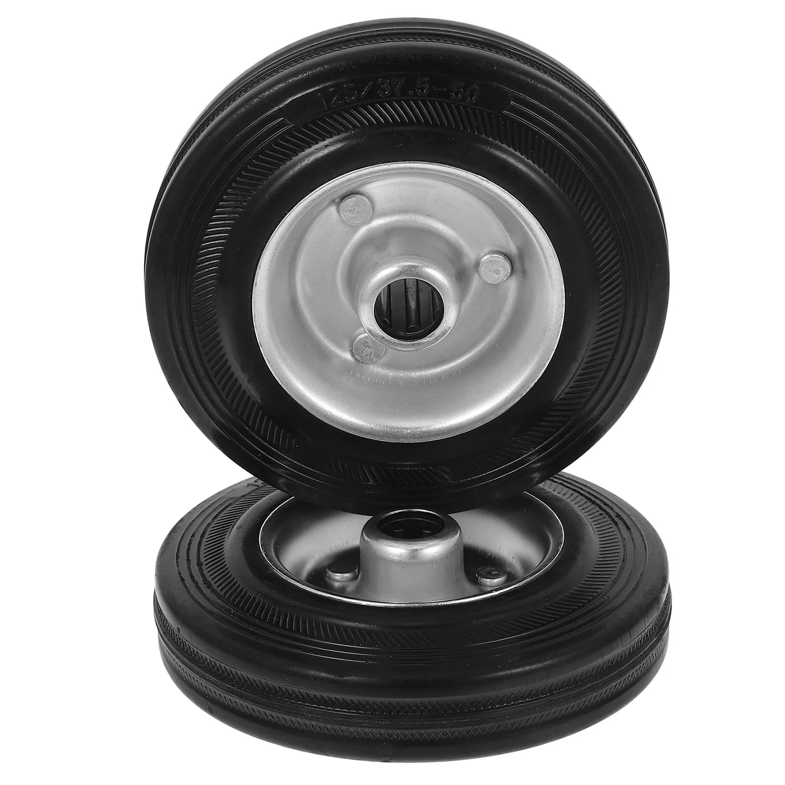 2 pcs Replacement Wheels Heavy Duty Cart Caster Halloween Christmas New Year Hand Trolley Wheels Grocery Trolley Wheels Shopping