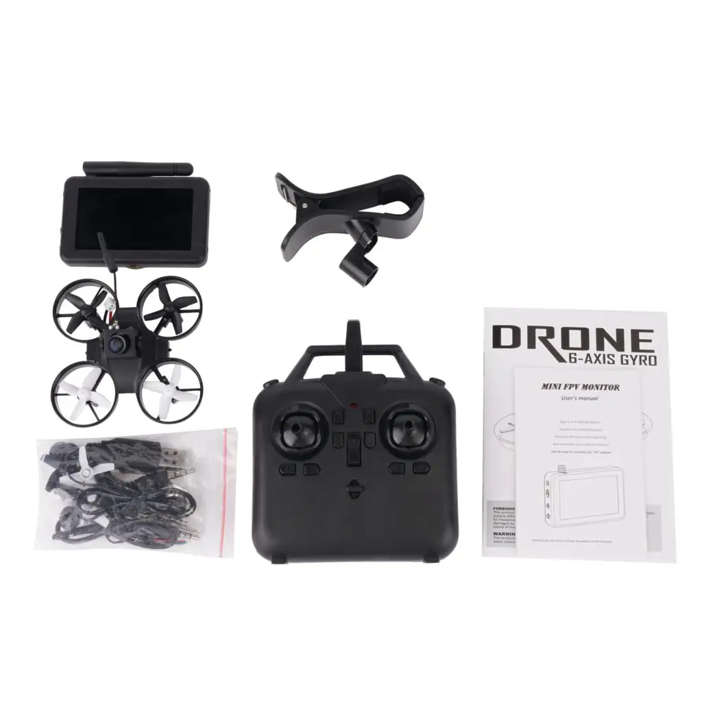 RTF Micro FPV RC Racing Quadcopter Toys w/ 5.8G S2 800TVL 40CH Camera / 3Inch LCD Screen Auto Search Monitor Helicopter Drone