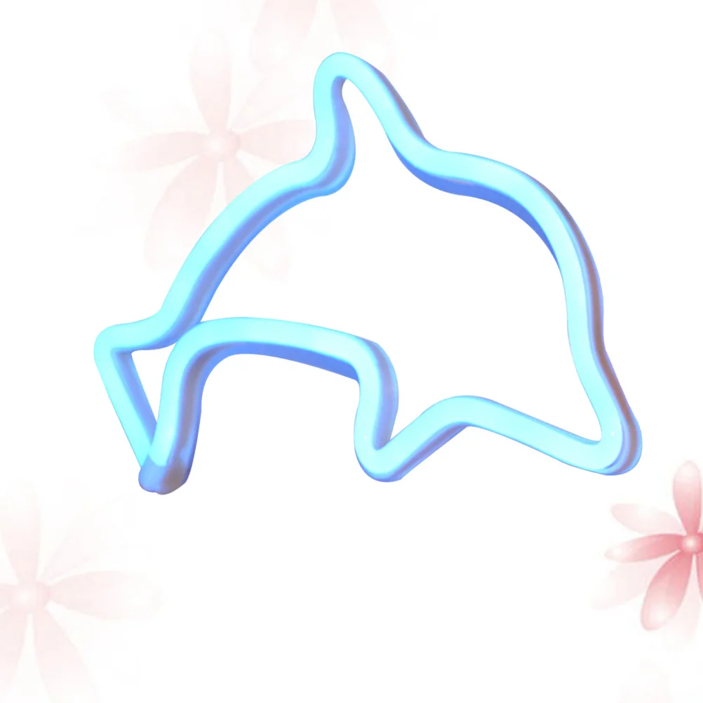 Dolphin Night Light Creative Funny Beautiful Plastic Home Store Decoration Night Light