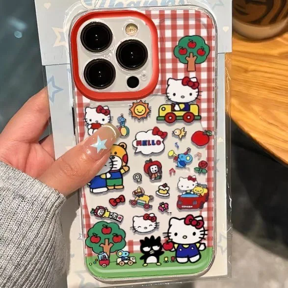 Cute Hello Kitty Phone Case For TECNO CAMON 30 20 POVA 6 5 SPARK 10 Infinix Smart 8 7 Note Hot 40 30i Pro 5G Transparent Cover