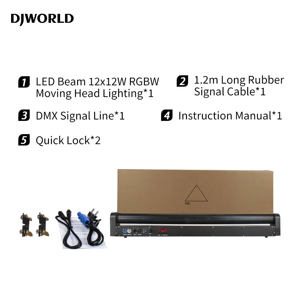 ไฟ LED 8X12W RGBW 4IN1หลากสีเคลื่อนไหว DMX512หลอดไฟหน้าดีเจบาร์ดิสโก้อุปกรณ์เวทีปาร์ตี้อุปกรณ์ควบคุม DMX