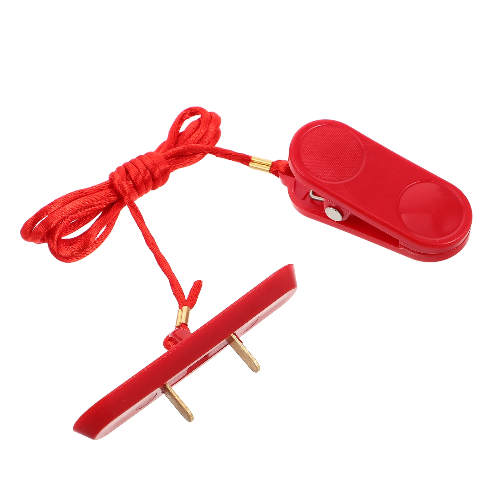 

1pc Treadmill Emergency Stop Switch Dual Insert Key Fitness Equipment Safety Accessories Start Key Compatible Various Brands