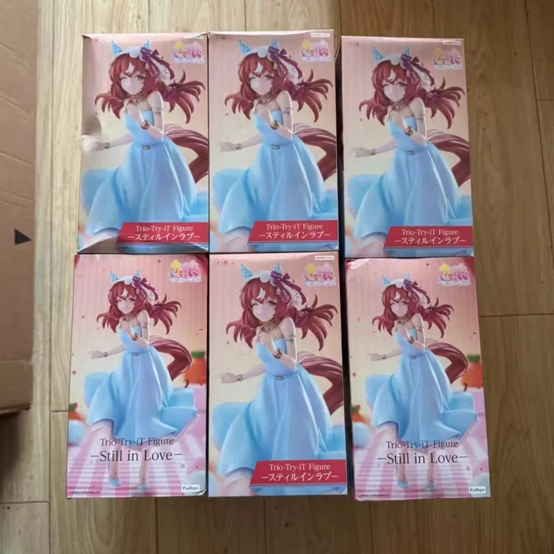 

Подлинная оригинальная фигурка Furyu Umamusume: Pretty Derby Trio-Try-It Still In Love, ПВХ, аниме-фигурка, модель, коллекционная фигурка, игрушки