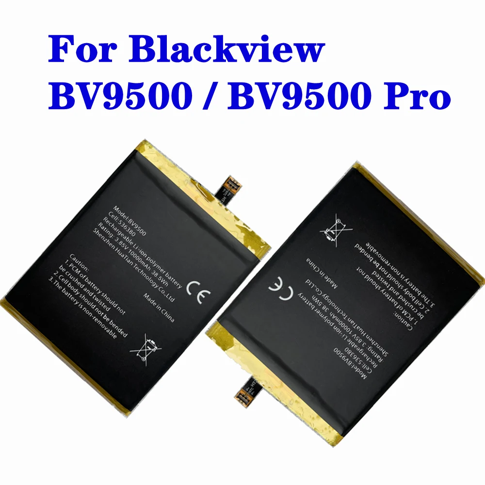 2023 Original BV9500 10000mAh Replacement Battery For Blackview BV9500 / BV9500 Pro MT6763T 536380 Phone High Quality Batteries