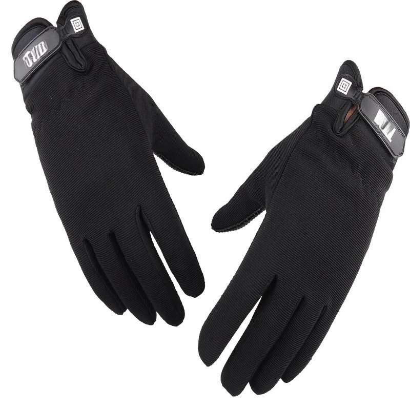 Man Tactical Gloves Lightweight Breathable Summer Fishing Non-slip Women Riding Full Finger Gloves