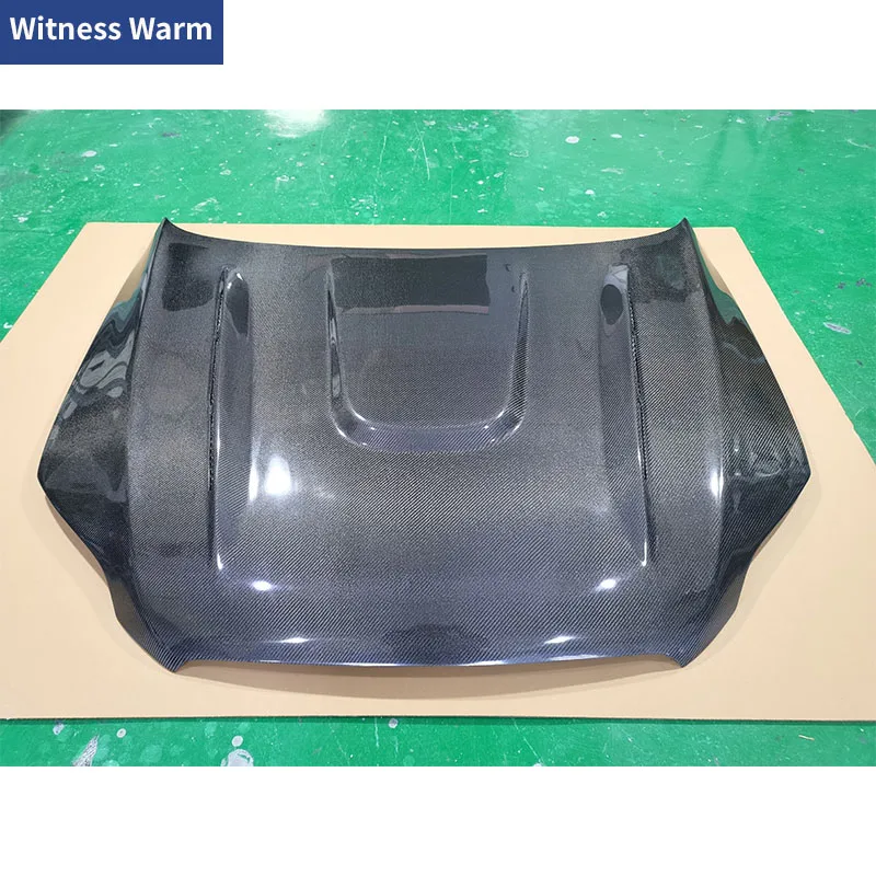 Audi Q7 Carbon Fiber Hood Cover 2010