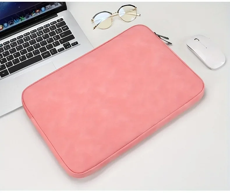 11 13 14 15 inch laptop PU lederen beschermende tablettas Computertas Opbergzakken Slanke laptophoes voor Macbook Perfect