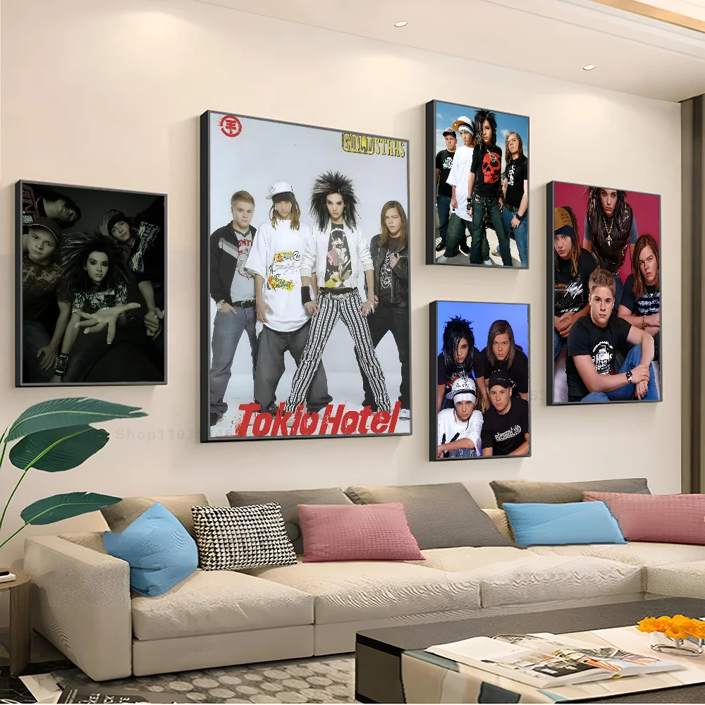 

T-Tokio H-Hotel Band Poster Paper Print Home Living Room Bedroom Entrance Bar Restaurant Cafe Art Painting Decoration