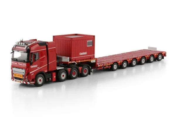 

Diecast Model WSI 1:50 Scale VO/VO FH5 8X4 Axle Tractor,Low Board Transport Truck Trailer Vehicles Alloy Model,Nooteboom 6073368