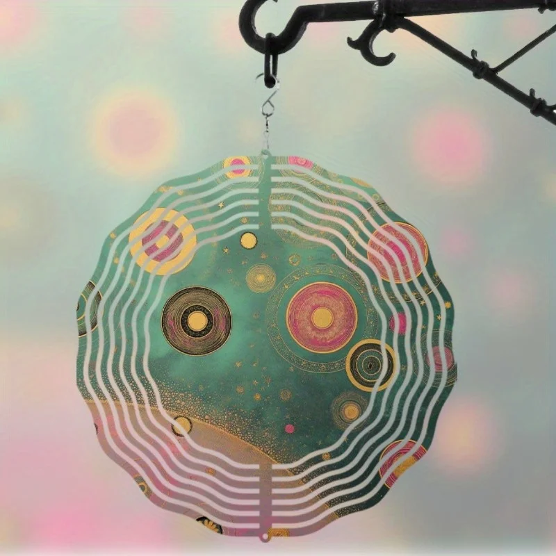 CIFBUY Wind Chimes Outdoor Garden Decor 360 Rotating Hook Hanging Wind Chime Gift Beautiful Functional Yard Ornament