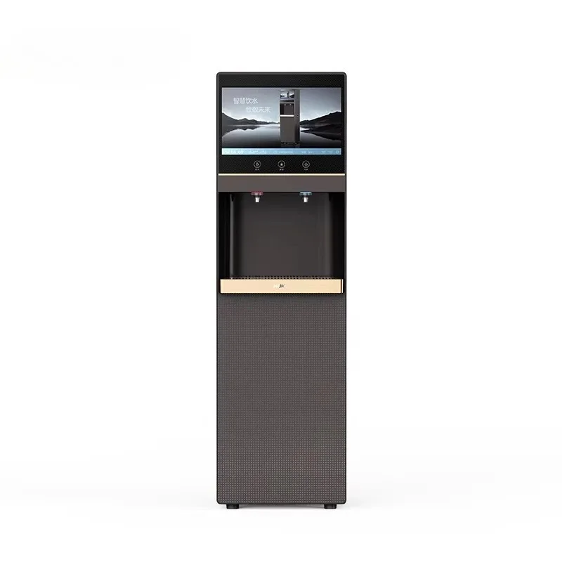 Commercial RO Water Purifier, Wall-mounted Electric Water Dispenser with Hot & Cold Water, Plastic Housing for Office Use