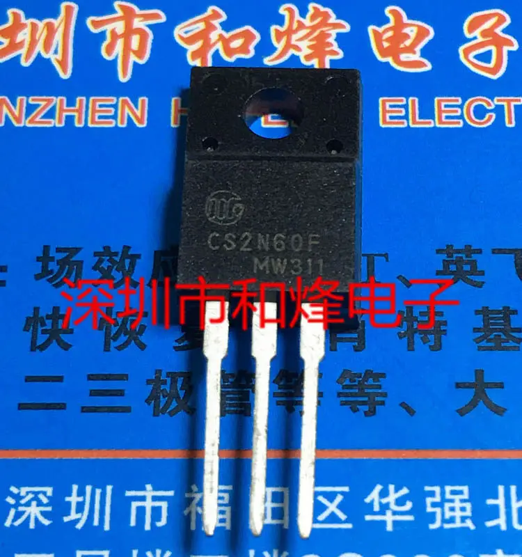 10PCS CS2N60F TO-22…