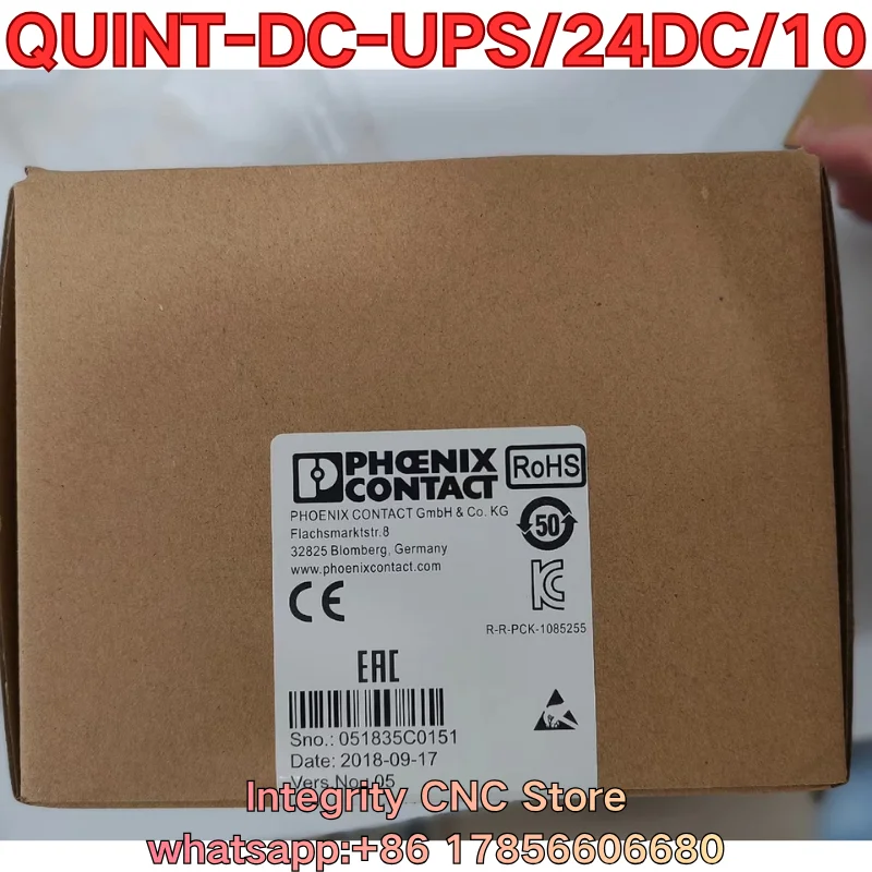 New QUINT-DC-UPS/24DC/10 PLC module 2866226
