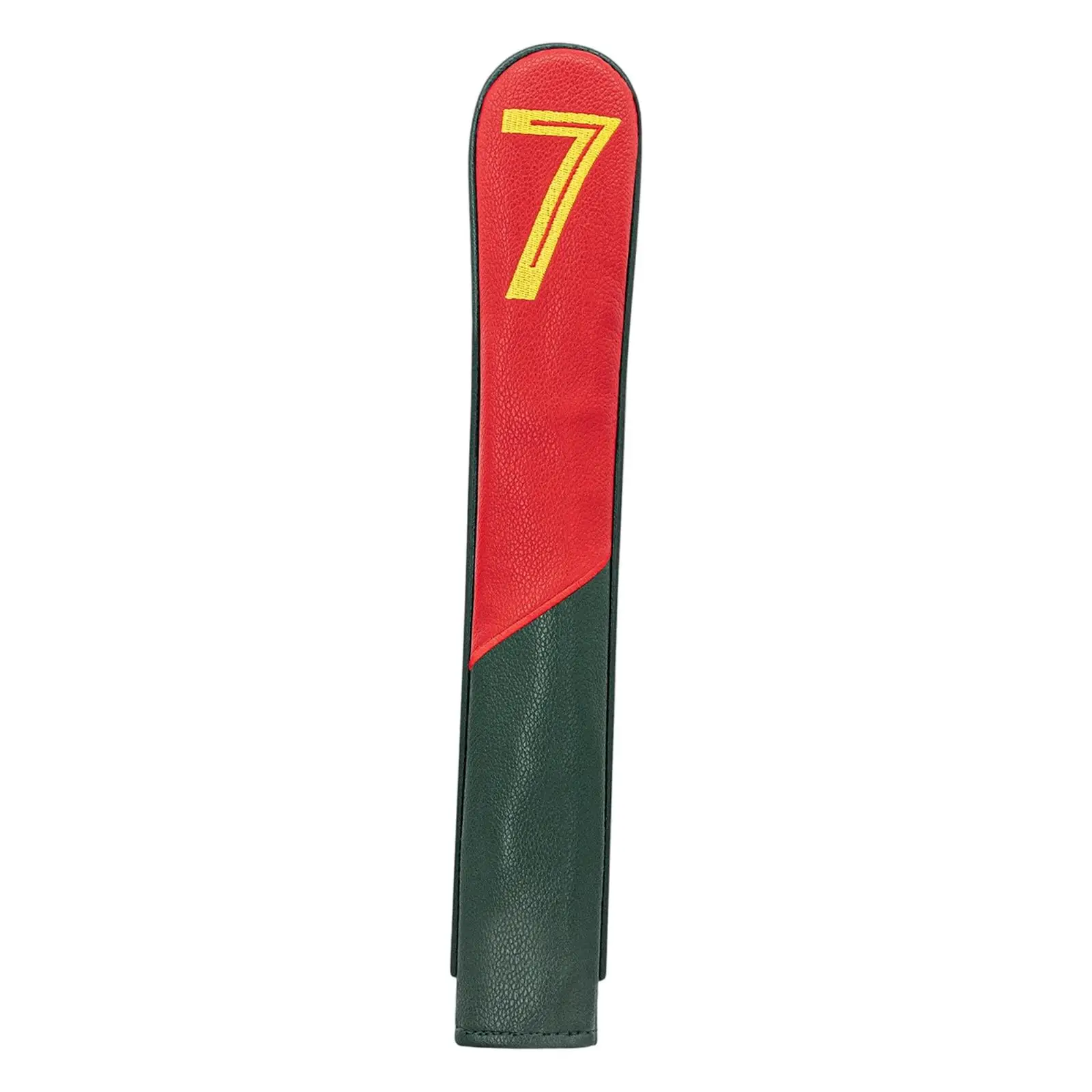 Golf Alignment Rod Cover PU Leather Scratchproof Wear Resistant Golf Club Sleeve for Golf Practice Outdoor Activities