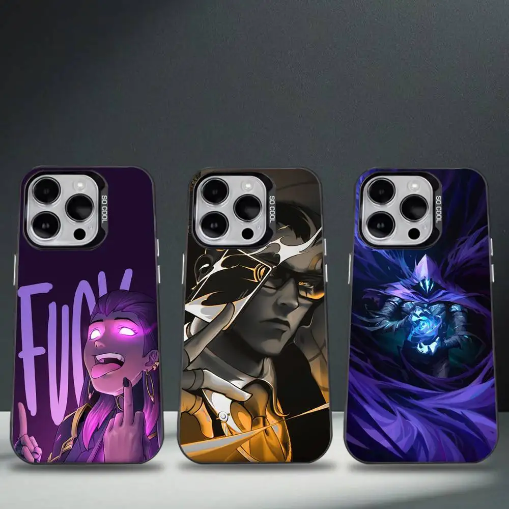 

V-Valorant 1 Phone Case For iPhone 16,15,14,13,12,11,8,7,Pro,Max,Plus,Mini,XS,SE Anti Fall Black Matte Hard