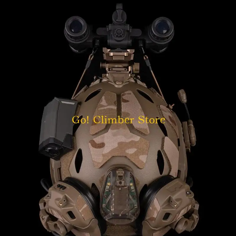 Q84C Adjustable Bungees Cord Design For Securing Night Viewing Goggles To Helmets In Outdoor Activity And Combat Operations