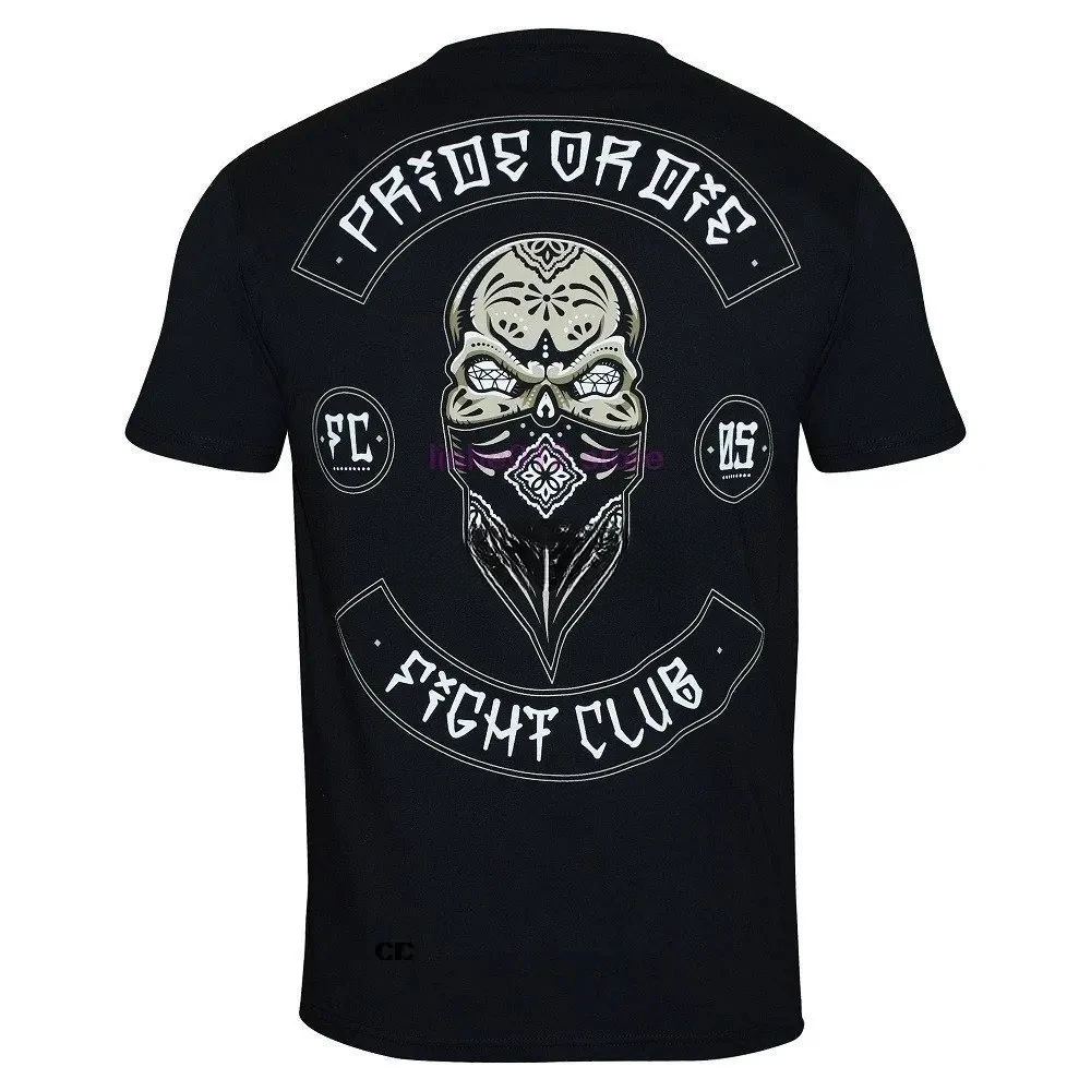 2019 Funny T Shirts Pride Or Die Black Mayan Fight Club Men Fashion T-Shirt graphic harajuku oversized streetwear Short Sleeve