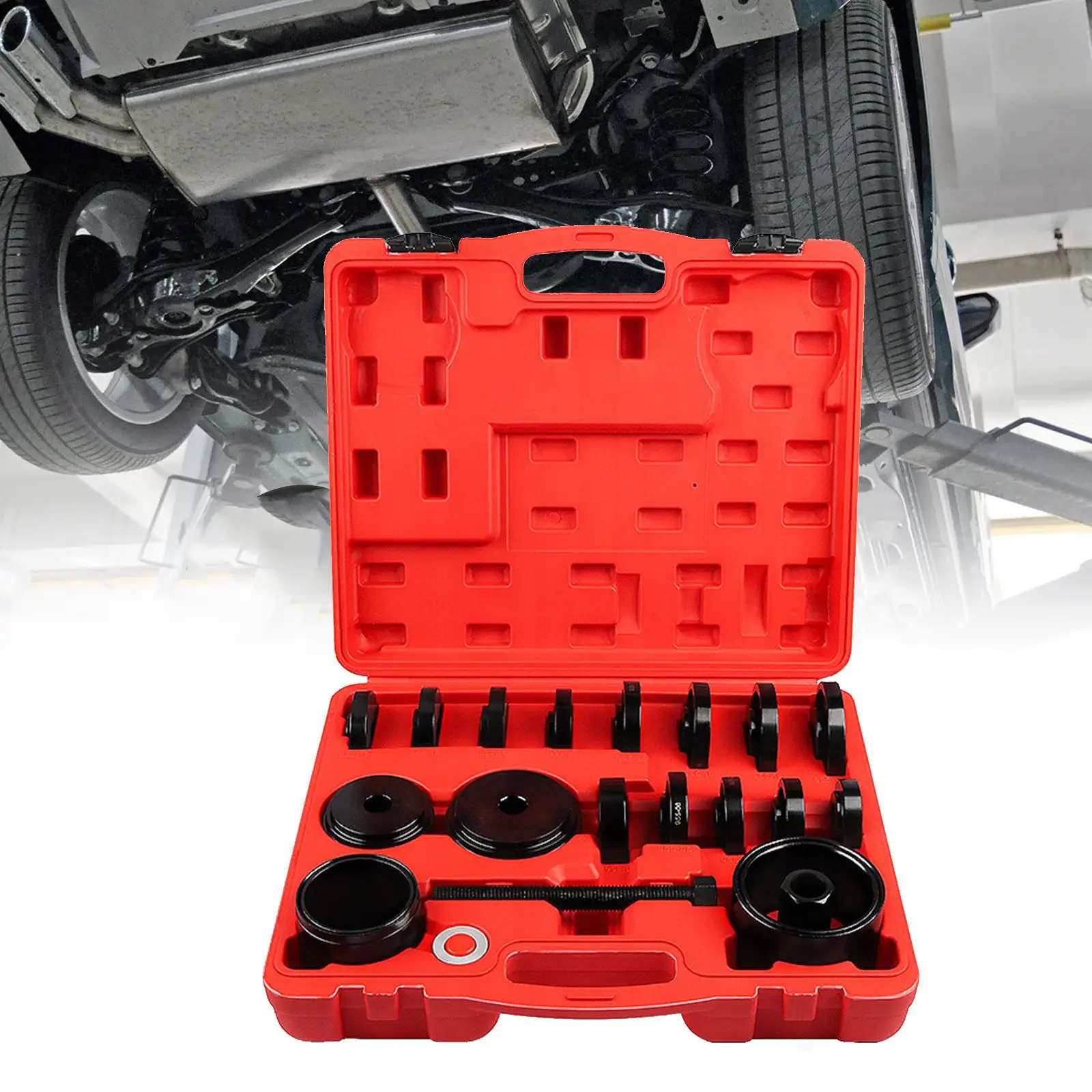 

23 Pieces Wheel Bearing Press Kit Front Wheel Drive Bearing Removal Tool