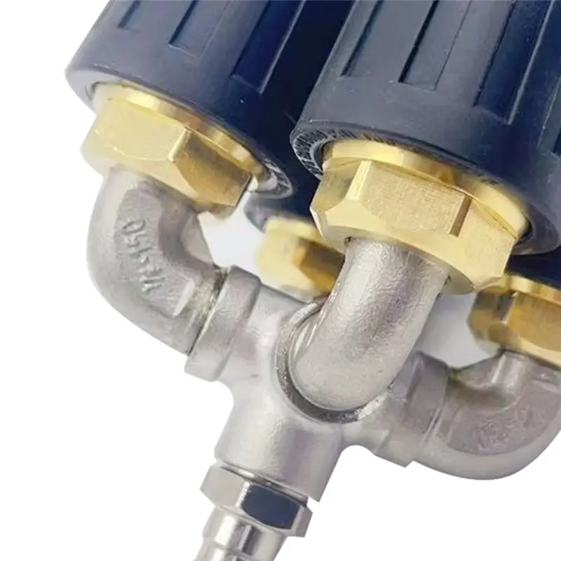 B62B-4-In-1 Turbine Nozzle Pressure Washer,2.0 Orifice Quadruple,360° Swivel Turbine Nozzle,1/4Inch Quick Connector